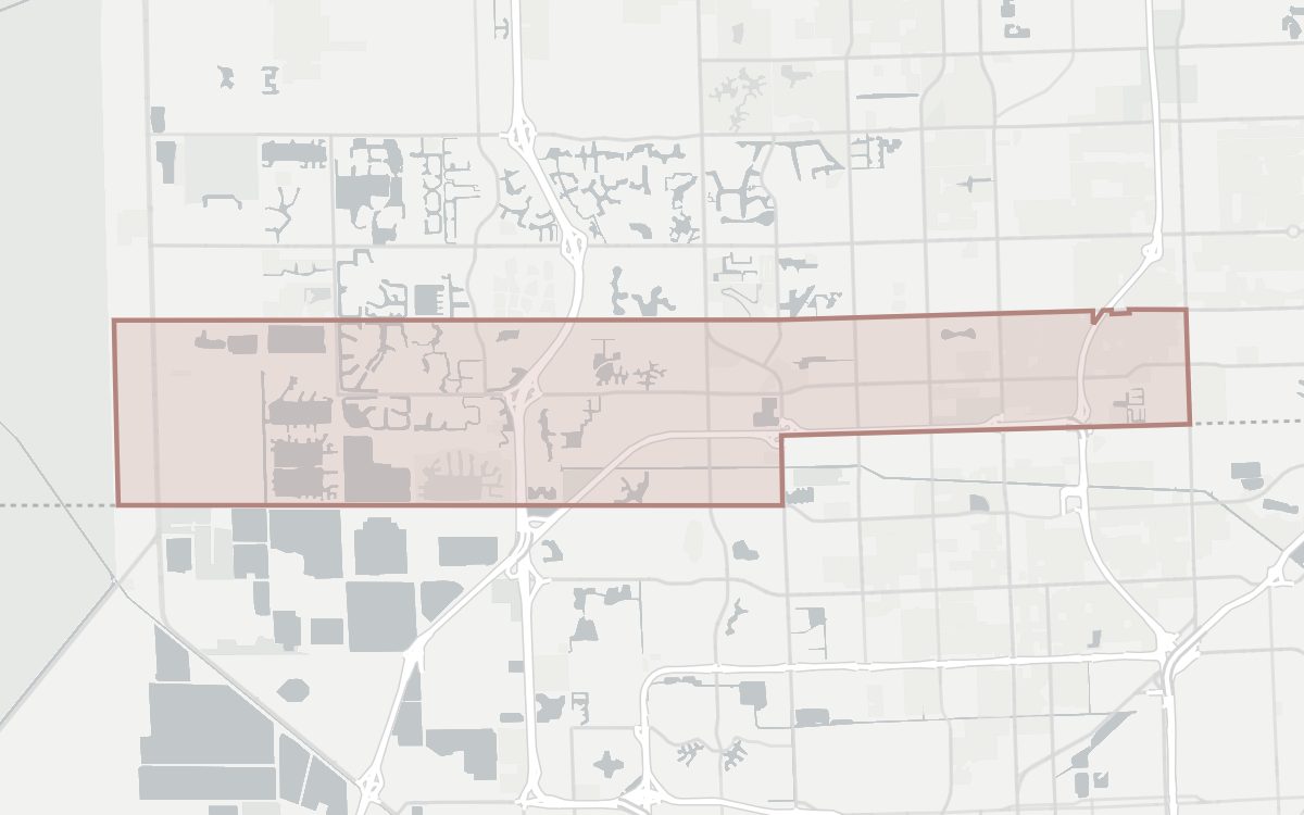 Map of the Miramar city limits